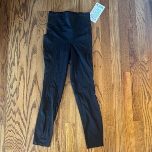 lululemon athletica Fast and Free HR Tight 25” Pockets Black Leggings